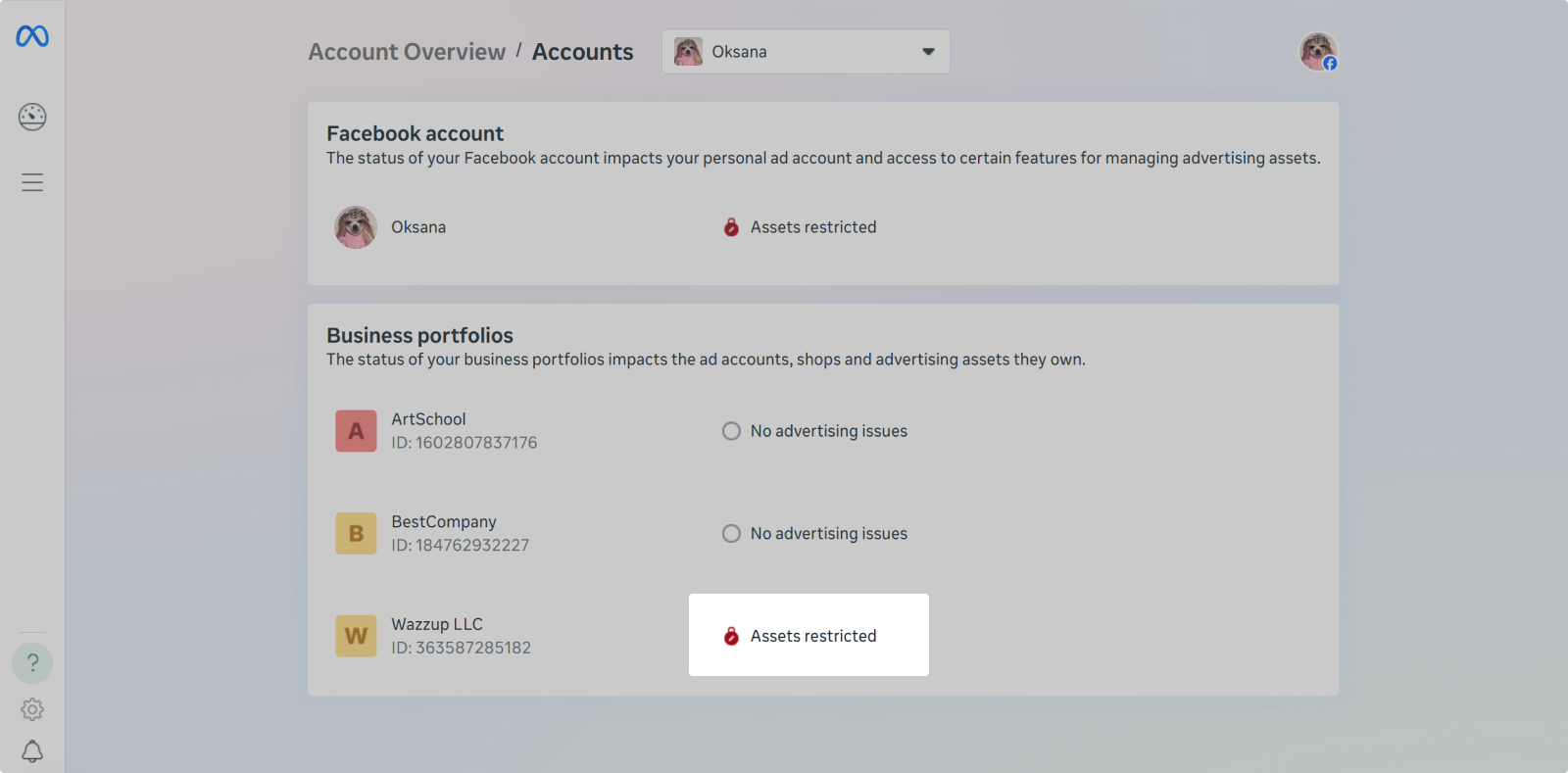 Assets Restricted