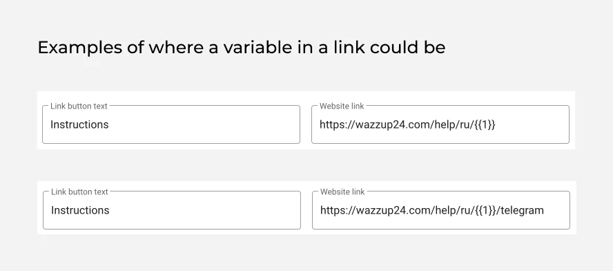 Examples of Variable
