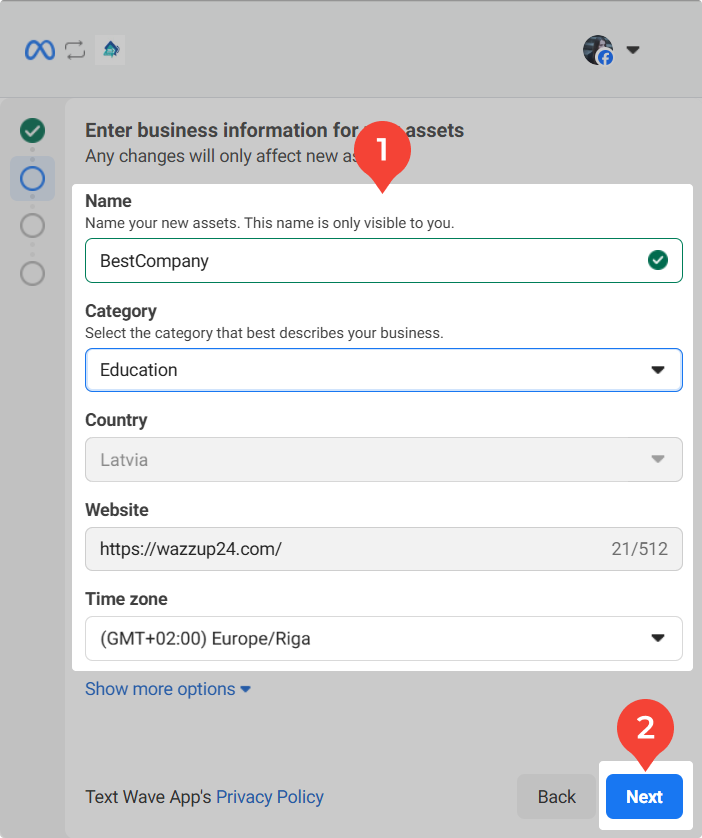 Business Account
